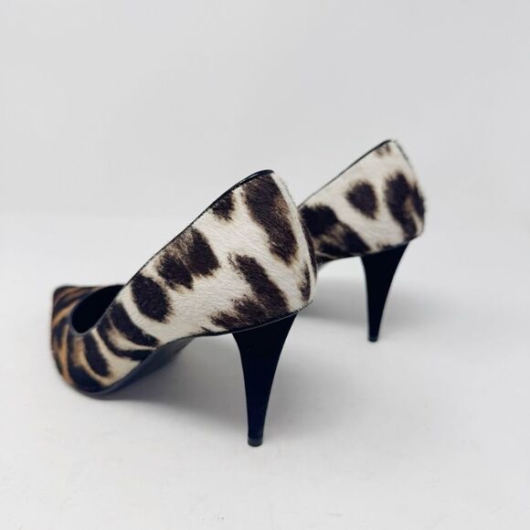GIUSEPPE ZANOTTI | Ombré Animal Print Calf Hair Pump Heels Women’s Size 36.5 (6) - Picture 5 of 11